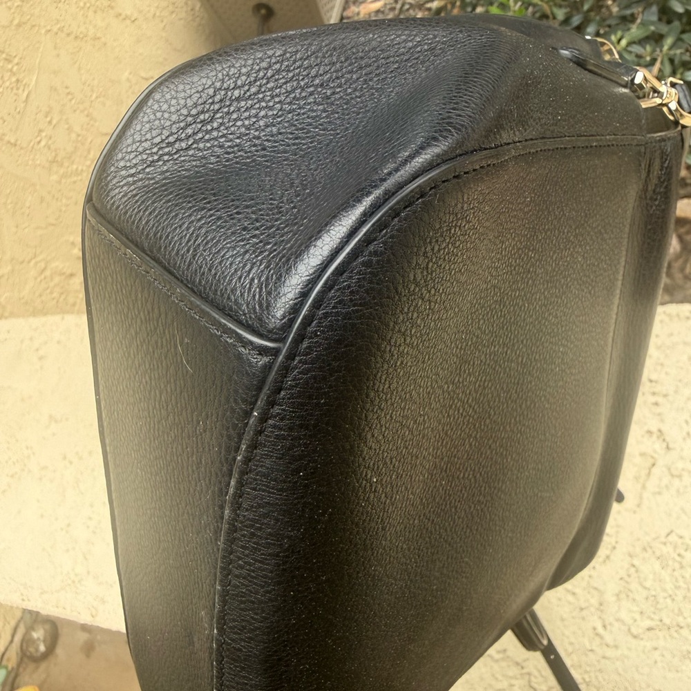 Kate Spade Black Pebbled Leather Shoulder Bag - Picture 7 of 8